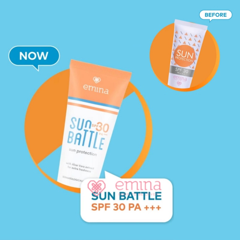 ❄️MATCHA❄️EMINA SUN PROTECTION SPF 30 / EMINA SUN BATTLE SPF 45 PA+++ SUNSCREEN