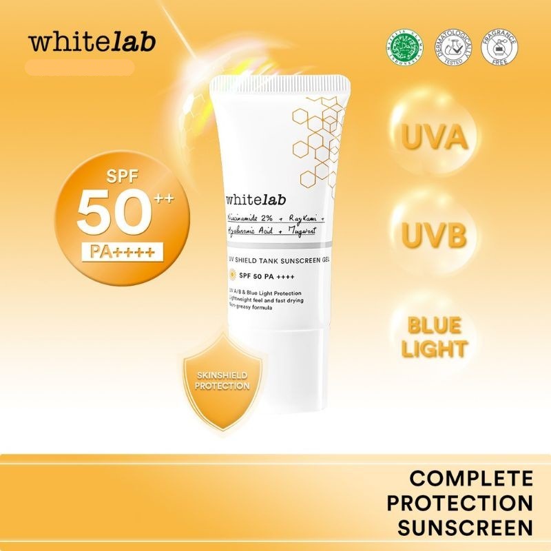 WHITELAB UV Shield Tank Sunscreen Gel SPF 50 PA+++ 30gr