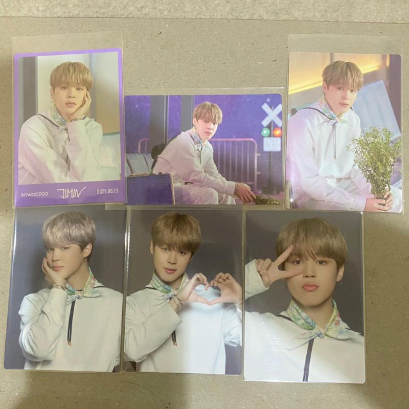 Bts sowoozoo mpc mini photocard official jimin unyel telon love heart