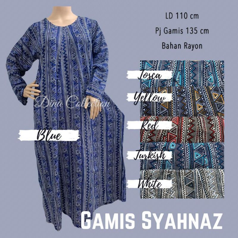 Gamis Syahnaz Rayon PernikBali