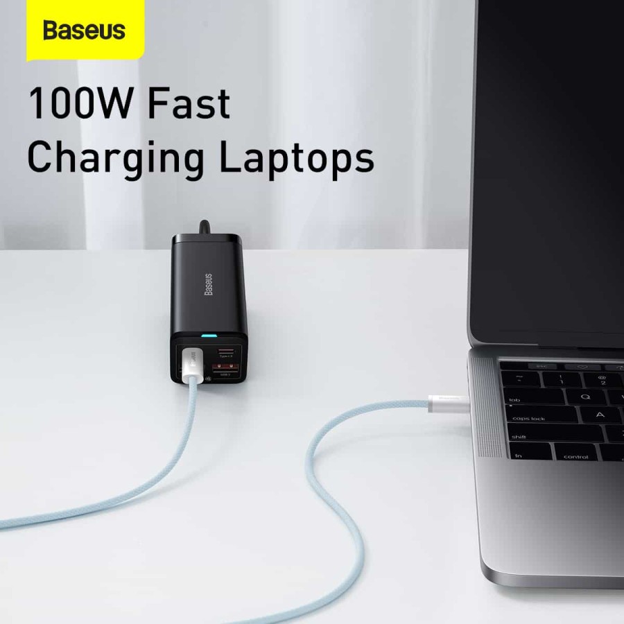 BASEUS ORIGINAL Kabel Data Dynamic Series Type C to Type C 100W Super Fast Charging Ori Laptop Tipe C Cable