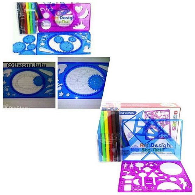 

#mainanedukasimurah ART DESIGN STENCIL B_TT