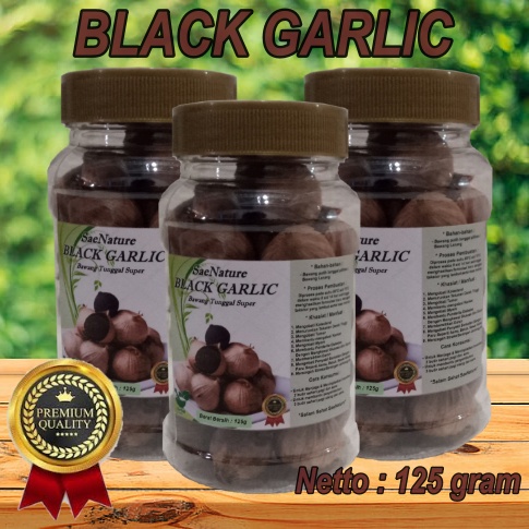 

Black Garlic Bawang Hitam Tunggal 125 Gram Berat Bersih