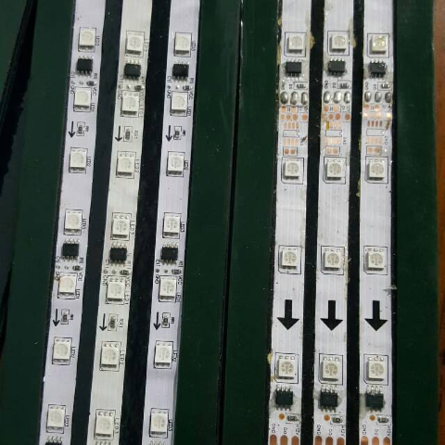 Strobo kaca depan mobil 120cm 3 baris 12v