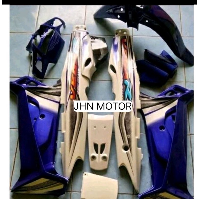 Full set body  vega lama biru putih baru