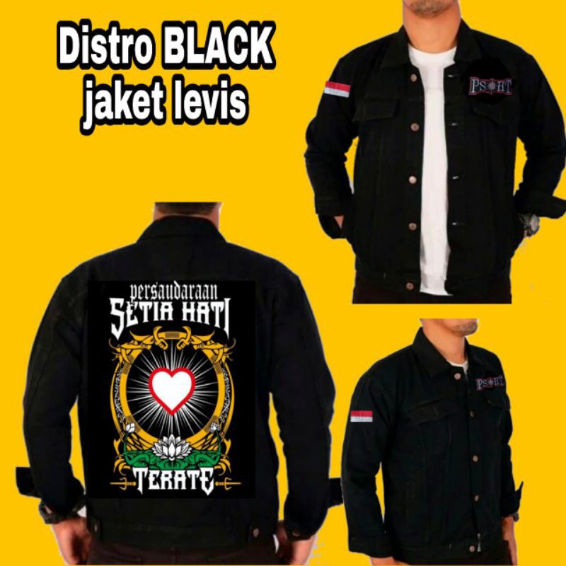 Jaket Levis psht Terbaru warna Hitam