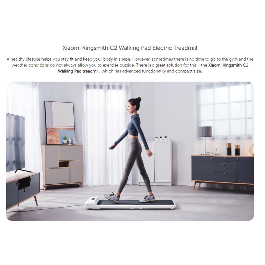 Kingsmith C2 WalkingPad Smart Colorful Foldable Treadmill - Garansi Resmi