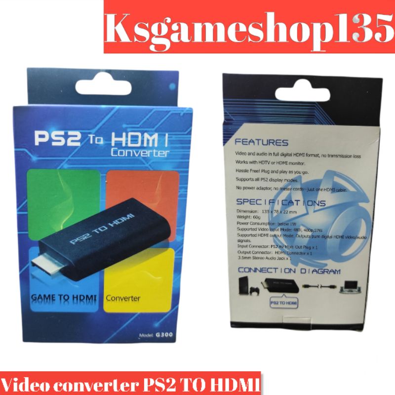 Video Converter PS2 TO HDMI