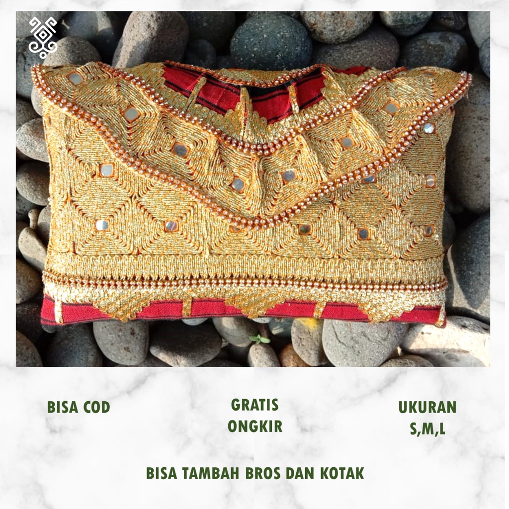 LAMPUNG ETHNICA OFFICIAL - TAPIS LAMPUNG ASLI Clutch tapis jungsarat/mata kibau - tas wanita - tas p