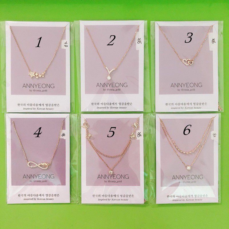KALUNG 375 KALUNG ANNYEONG KOREA VARIASI STAR LOVE infinity KUPU MATA  DOUBLE 2 LAYERBY CMIP 8K