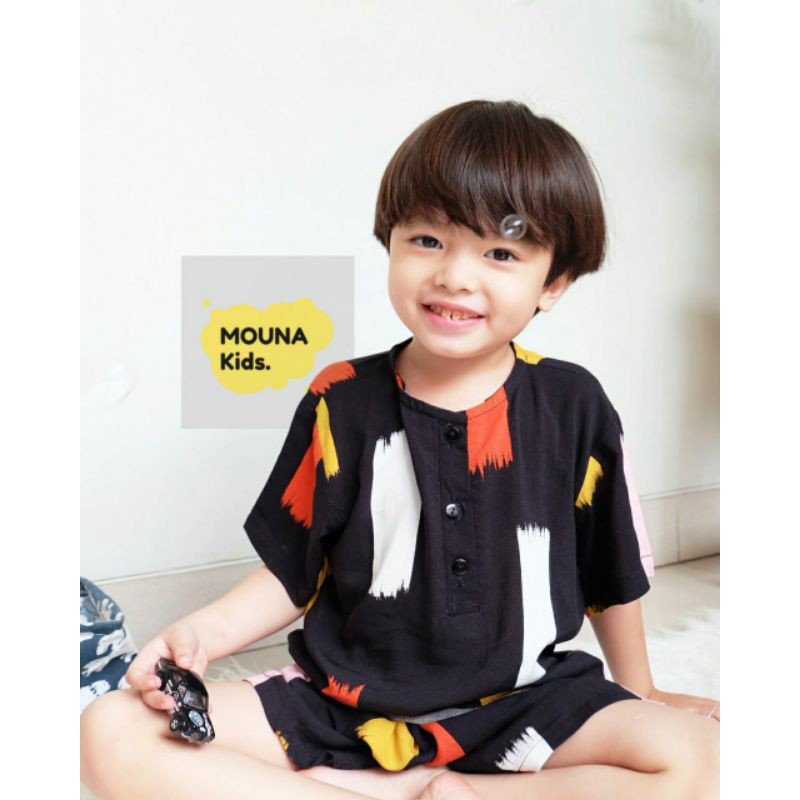 

Yuppy /KINO Daily Set Kids in Paint Block Black