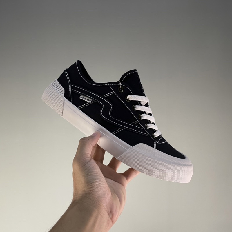 Sepatu Patrobas Equip LOW Black White Size 36-44 Original Made In Indonesia-4