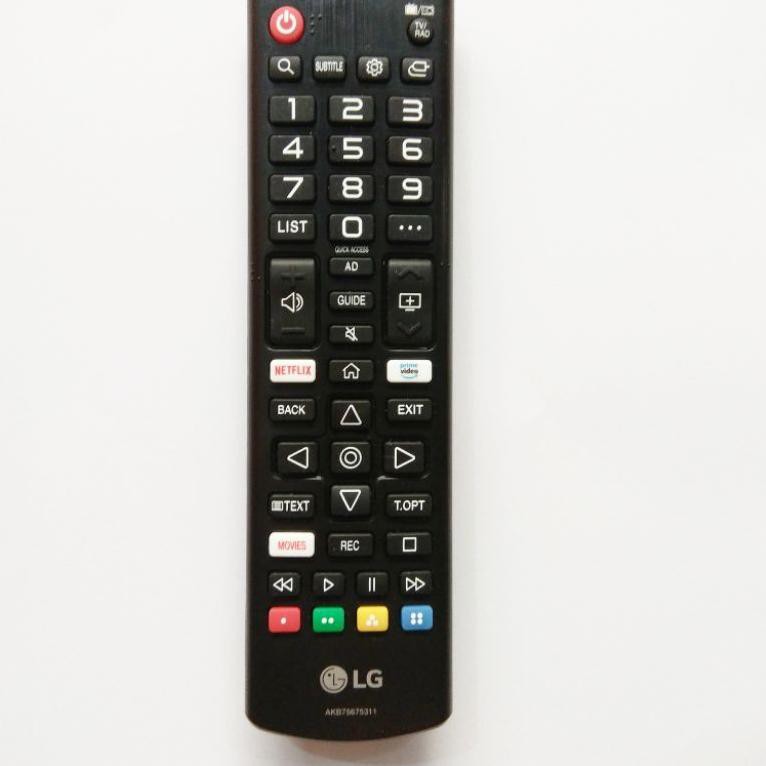 Remot Remote Lg Smart Tv Led Lcd Akb75675311 Original Asli Uhd 4k Netflix Prime Video Kode 80 Shopee Indonesia
