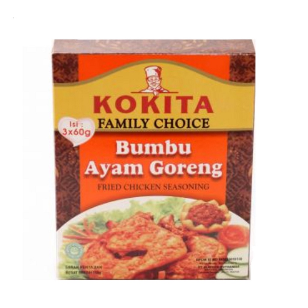 

Kokita Family Choice Bumbu Ayam Goreng 3X60Gr