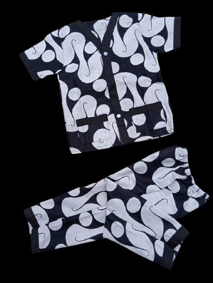 Best Seller Setelan Batik Piyama Bayi Balita Kekinian Laki-laki Dan Perempuan Adem Banget
