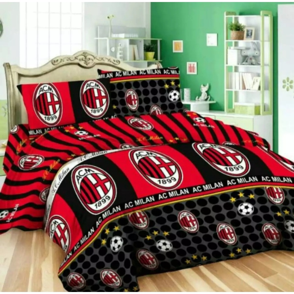 SPREI CLUB BOLA 180x200cm NO.1 BAHAN KATUN HOMEMADE LEMBUT , ADEM DAN HALUS