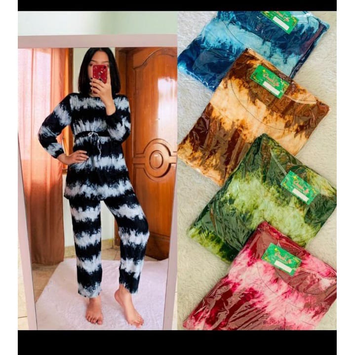 DASTER ONE SET SETELAN CELANA PANJANG RAYON KEKINIAN