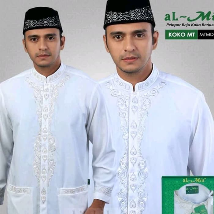 ❅Lbg✪ Baju Kokoh Pria Muslim Gus Azmi Syubbanul Muslimin ➤ [Kok YR506  Al-Mia Mt Big Size (Kualita