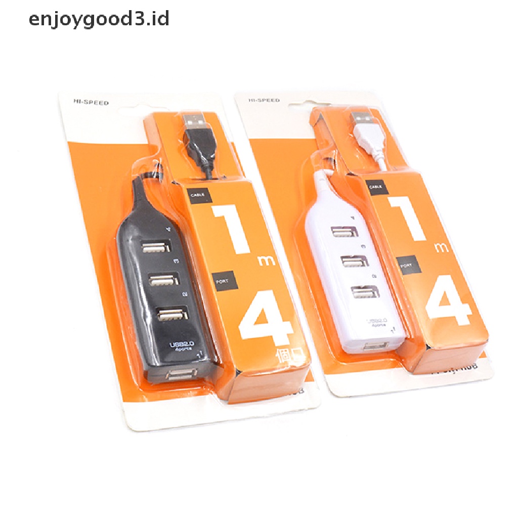 Hub 4 Port Usb 2.0 Kecepatan Tinggi Untuk Komputer Pc