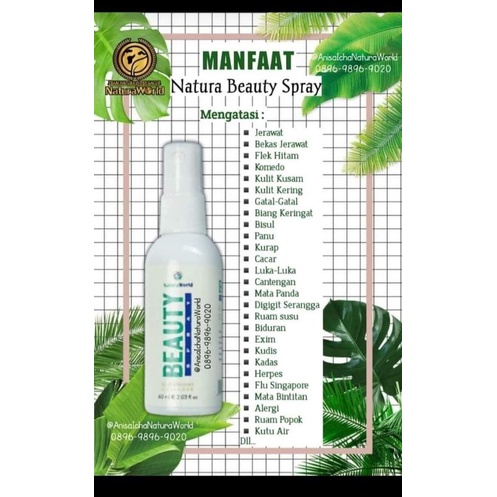 NATURAWORLD BEAUTY SPRAY  KHUSUS DP 120.000 SISA PAYMENT VIA TF