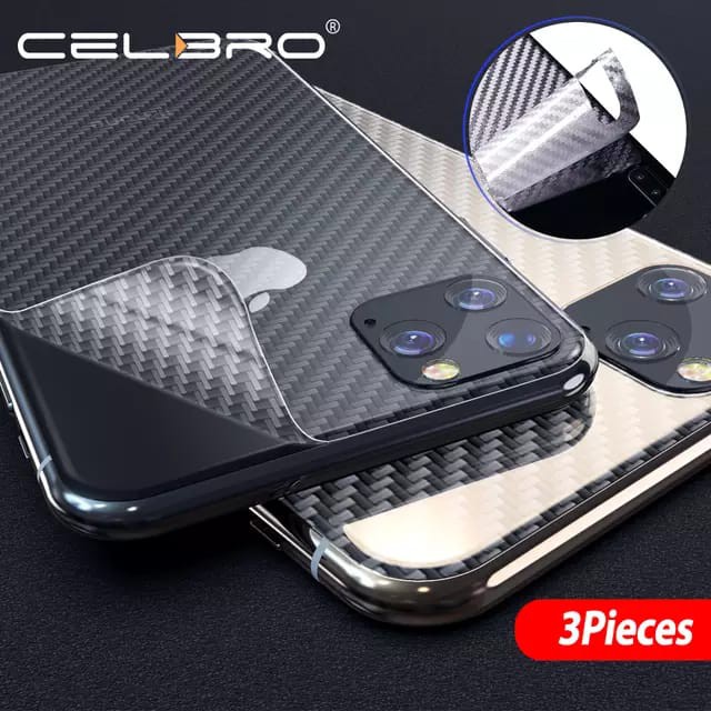 Iphone 11 / 11 Pro / 11 Pro Max Skin Carbon Back Garskin Anti Gores
