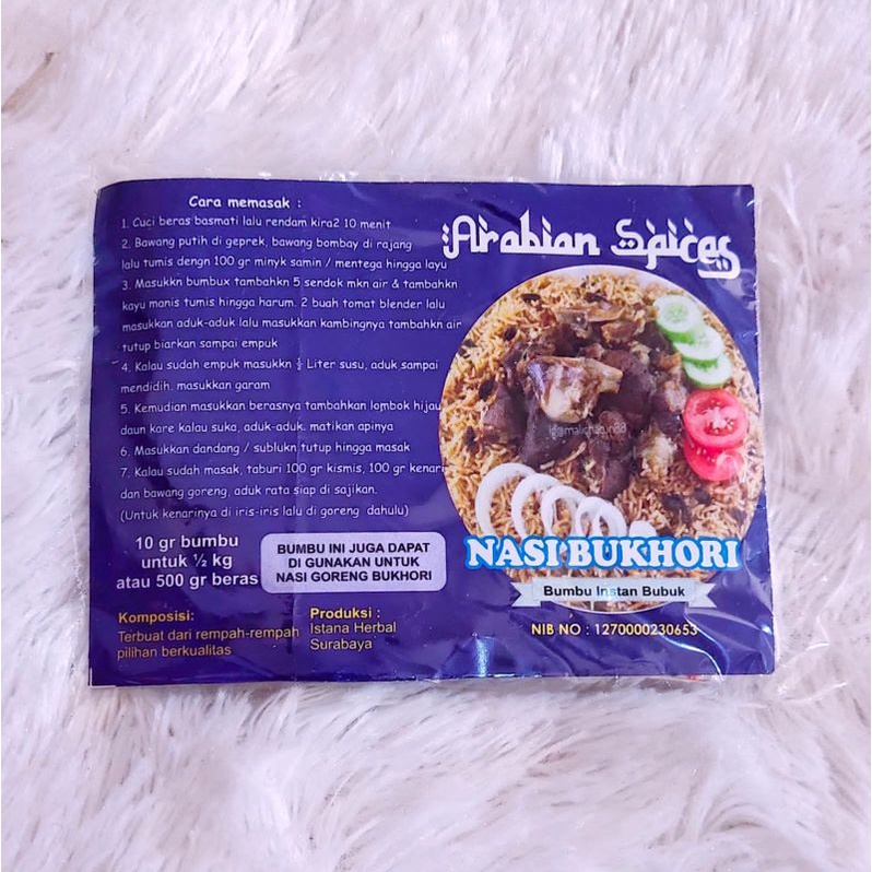 

Nasi Bukhori, Bumbu Nasi Bukhori, Bumbu masak instan Nasi Bukhori, Bumbu instan bubuk Nasi Bukhori, Bumbu Praktis Nasi Bukhori, Bumbu Arabian