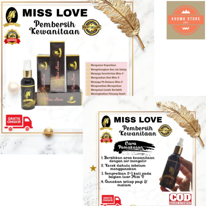 Miss Love Spray 50 ml Aman BPOM