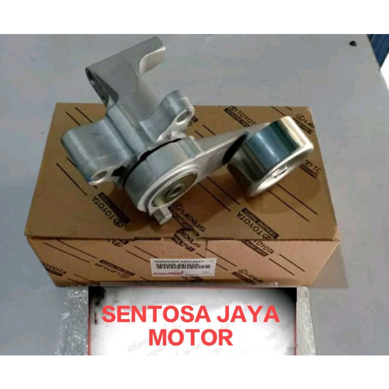 Tensioner Assy Fanbelt Fan Belt Toyota Innova Fortuner Hilux Bensin Th 2004-2015 Original