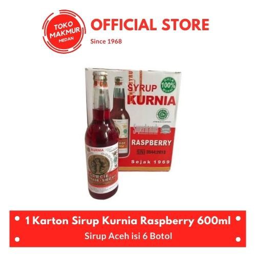 

1 KARTON SIRUP KURNIA KOTAK 600 ML ISI 6 BOTOL