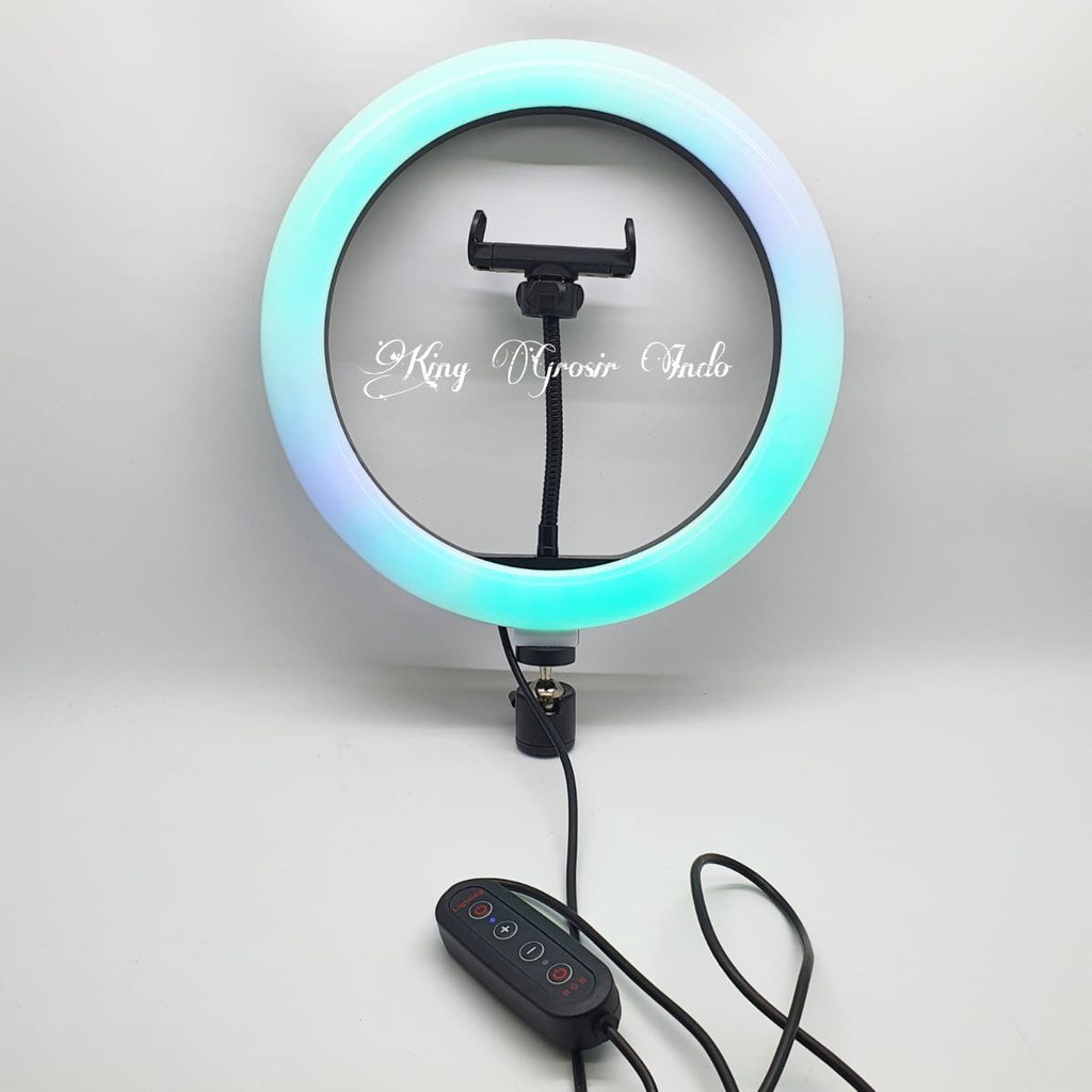 Soft Ring Light RGB LED MJ26 / Lampu Selfie Studio Photo ( 10 Inch / 26 cm )