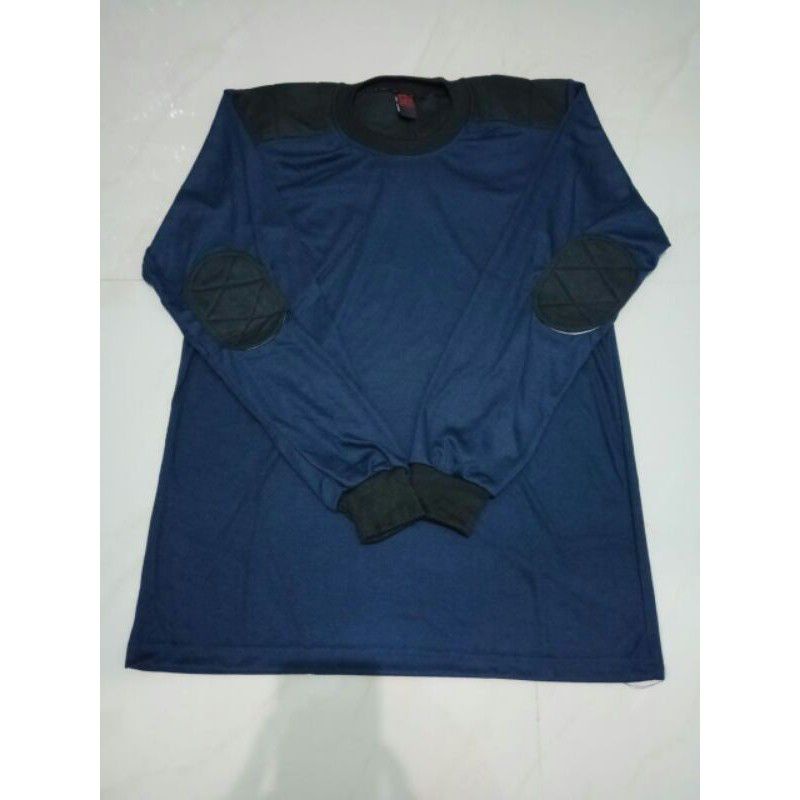 kaos lengan panjang polos navy