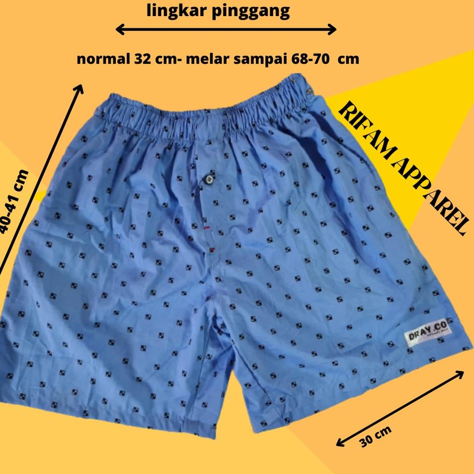 Terbaru.. CELANA BOXER PRIA WANITA BAHAN KATUN CELANA BOXER KANCING PRIA WANITA CELANA PENDEK BOXER 