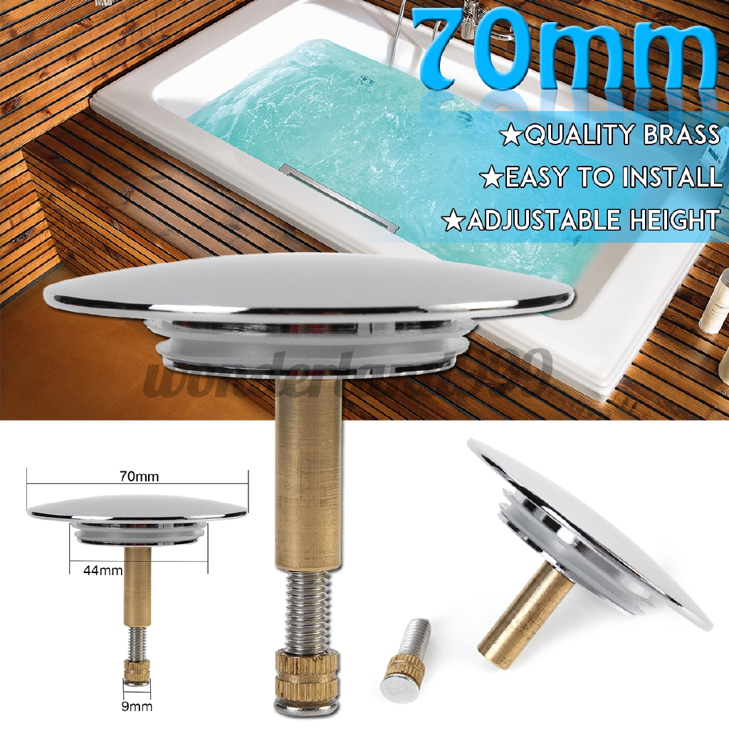 Stainless Steel Drain Stop Kitchen Bathroom Sink Bath Floor Water Stopper Shopee Indonesia