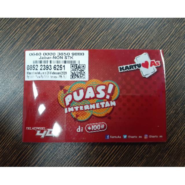 KARTU PERDANA AS PULSA 5K