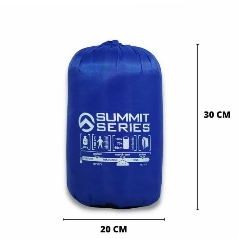 Summit Series Sleeping Bag polar bulu Tebal Kantung Tidur Camping Hiking Outdoor