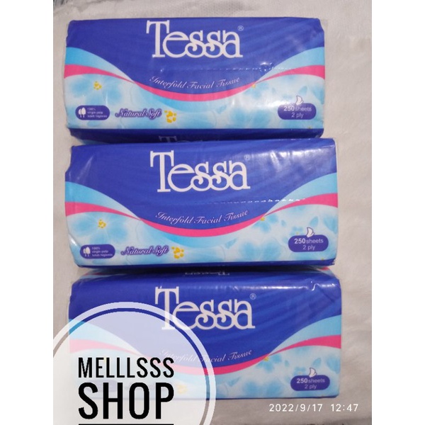 (STOK READY) TISSUE TESSA 250 SHEET 2PLY