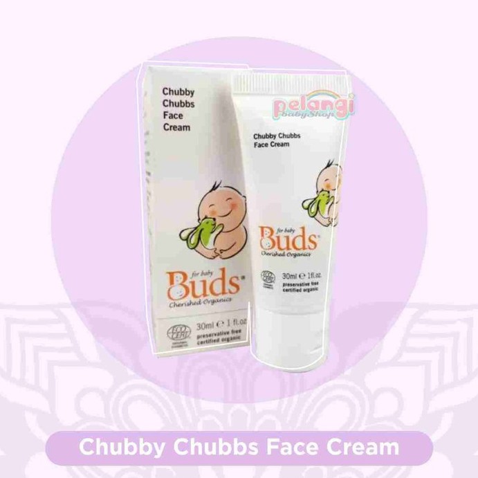 Buds Organics BCO - Chubby Chubbs Baby Face Cream 30ml - Krim Wajah Bayi Organik