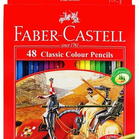 

WARNAPENSIL- PENSIL WARNA FABER CASTELL 48 WARNA CLASSIC -PENSIL WARNA