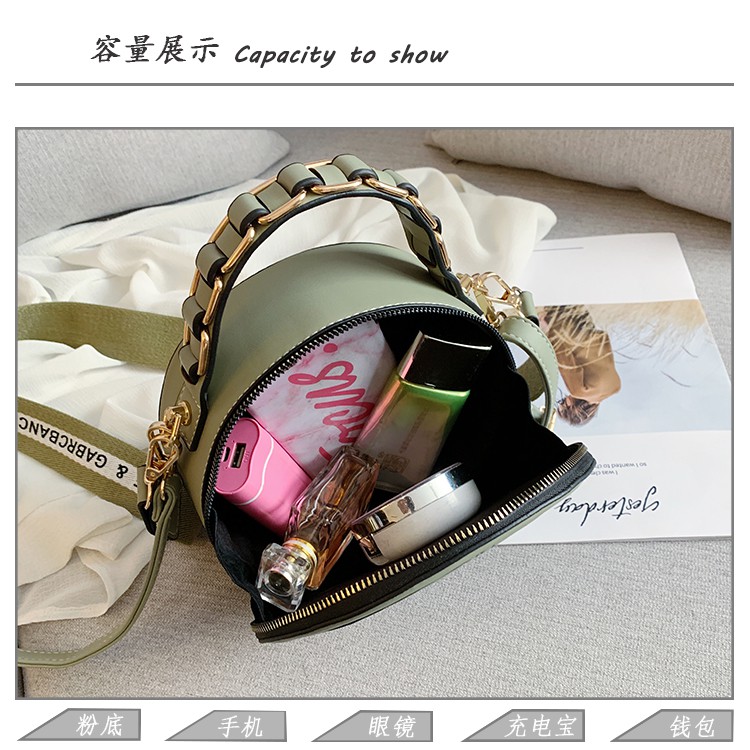 BJ1536 - BEIGE/BLACK/GREEN/KHAKI/YELLOW GD - TAS BULAT ROUNDBAG SLEMPANG TALI KULIT TAS WANITA FASHION IMPORT MODIS ELEGAN TERMURAH TERLARIS TERBARU BAGSTORE JAKARTA TAS BATAM GT1385 CR7024 B313474 DJ3051 BQ2496 EL536 ZC1910