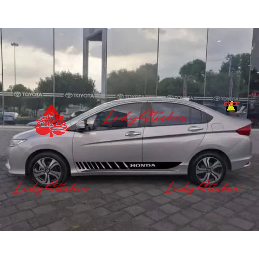 STICKER STIKER MOBIL HONDA ALL SEDAN CIVIC TYPE R ACCORD CITY UNIVERSAL