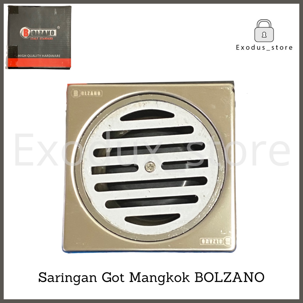 Saringan got kamar mandi floor drain stainless BOLZANO / saringan air kamar mandi / model toto