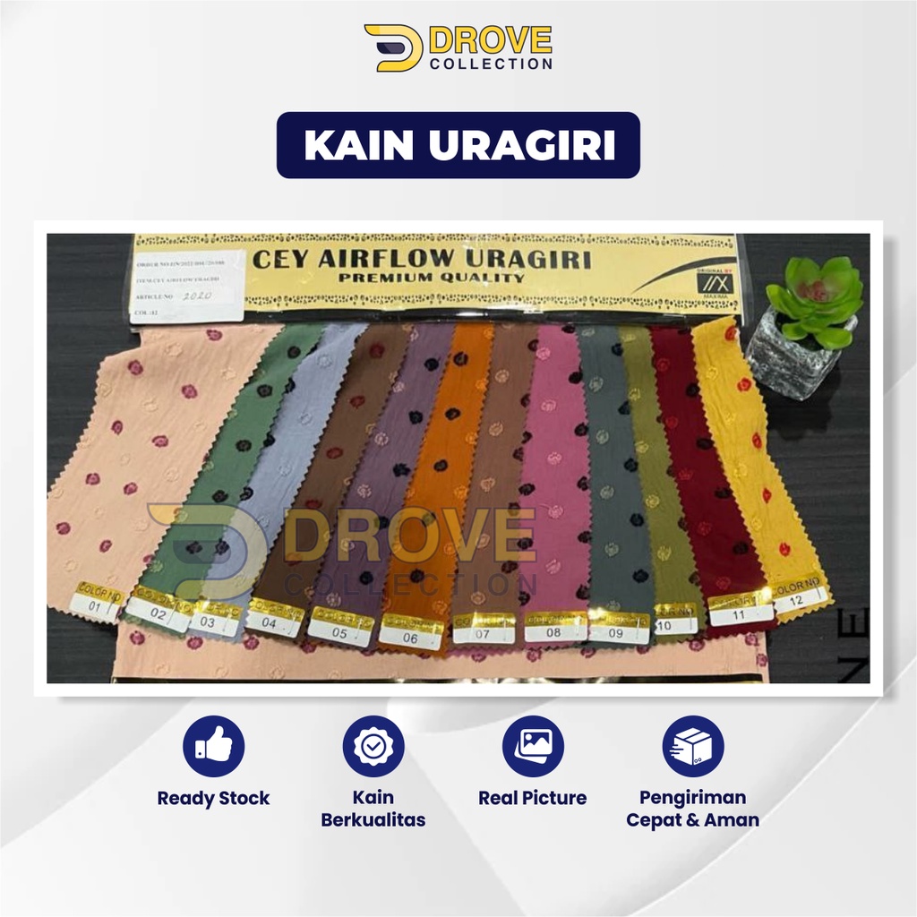 Kain Kain Uragiri Bahan Per Roll 50 Yard