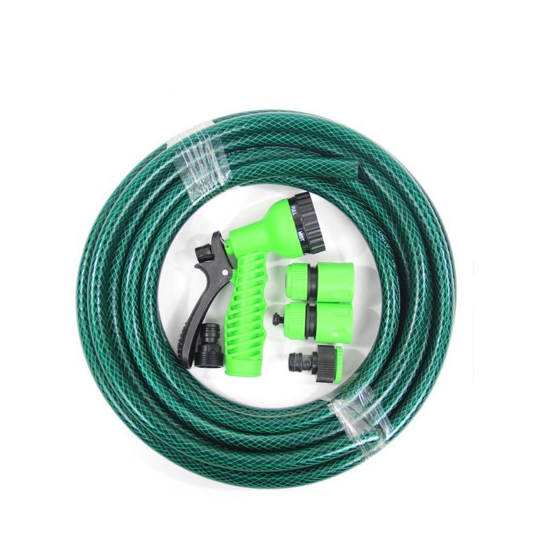 SELANG AIR DAN KERAN KRAN PAKETAN WATER GUN 7 FUNGSI SELANG 1/2&quot; 7M &amp; 15M