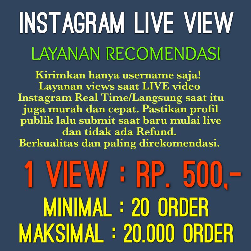 Instragram Live View fast