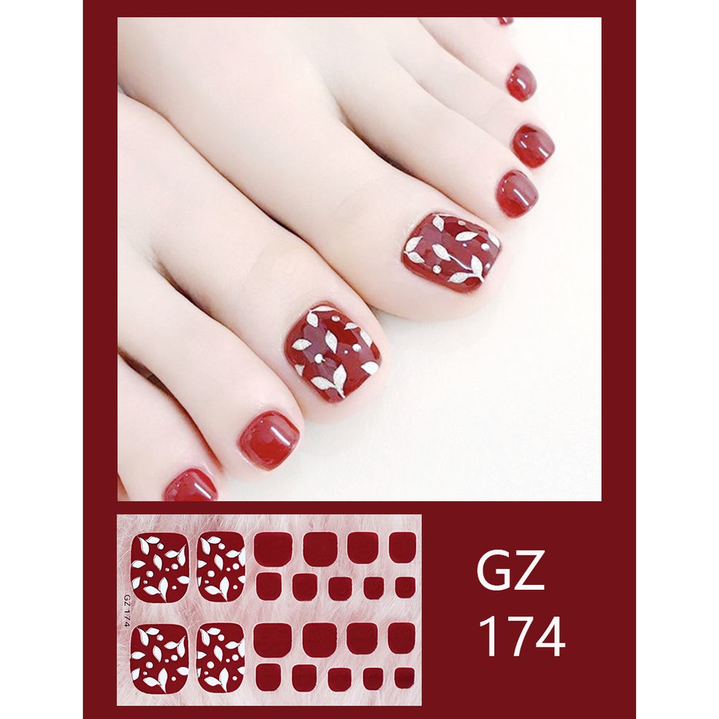 GZ Stiker Kuku Gambar Kartun 3D untuk Nail Art Hiasan Kuku Nail Sticker