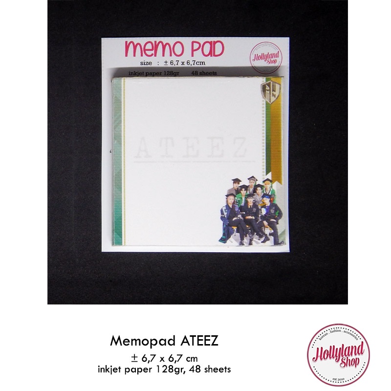 Memopad / Notepad KPOP ATEEZ