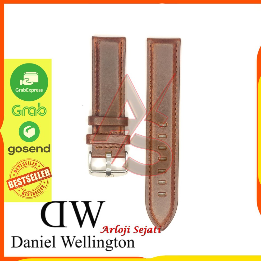 TALI JAM TANGAN KULIT DW 20MM ORIGINAL OEM PREMIUM