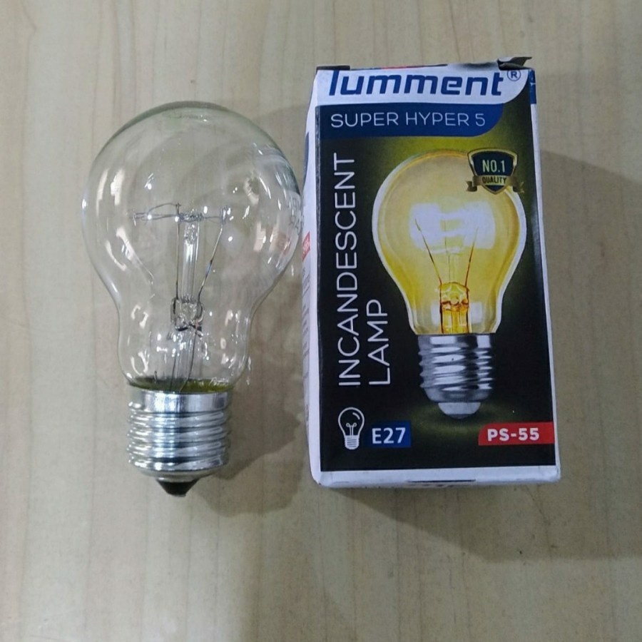 Lampu Bohlam Pijar LUMMENT Super Hyper 5 Watt 5W Lampu Bohlam Penghangat Penetas Telur