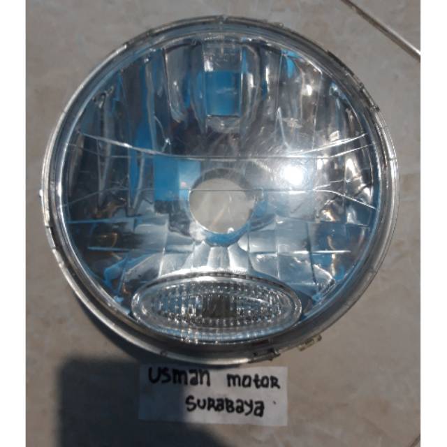 Reflektor lampu depan bulat old vixion lama original