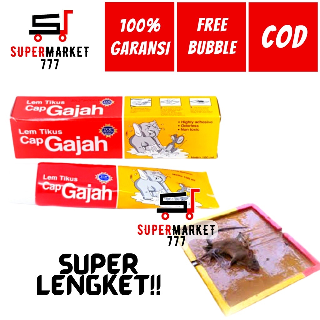 LEM TIKUS PAPAN ODOL CAP GAJAH LEM GAJAH UNTUK TIKUS LEM JEBAKAN TIKUS PERANGKAP TIKUS ULTRA SUPER M